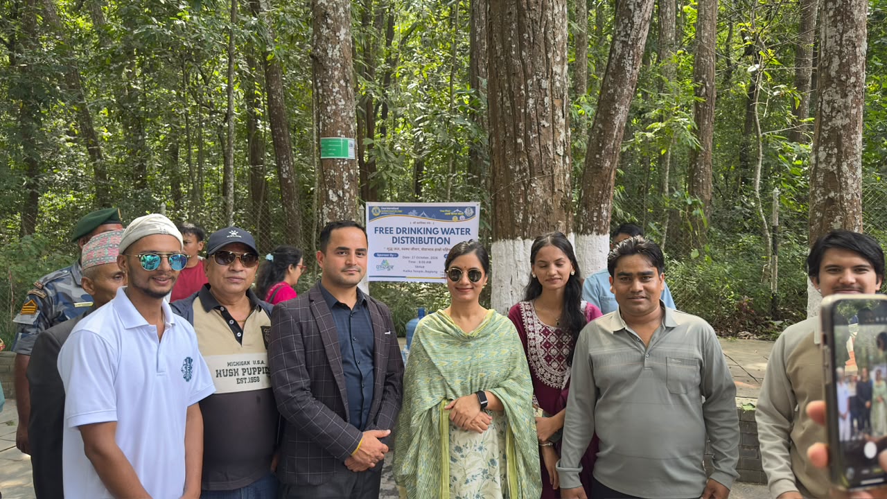 Free Drinking Water Distributed at Baglung Kalika Temple, Benefiting More Than 500 People