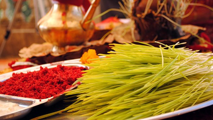 Dashain observances begin with jamara planting at Hanuman Dhoka